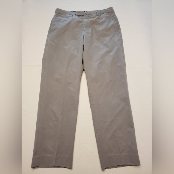 Peter Millar Performance Chino Golf Pants  Men's Size 34 X 29 Gray - Picture 1 of 8